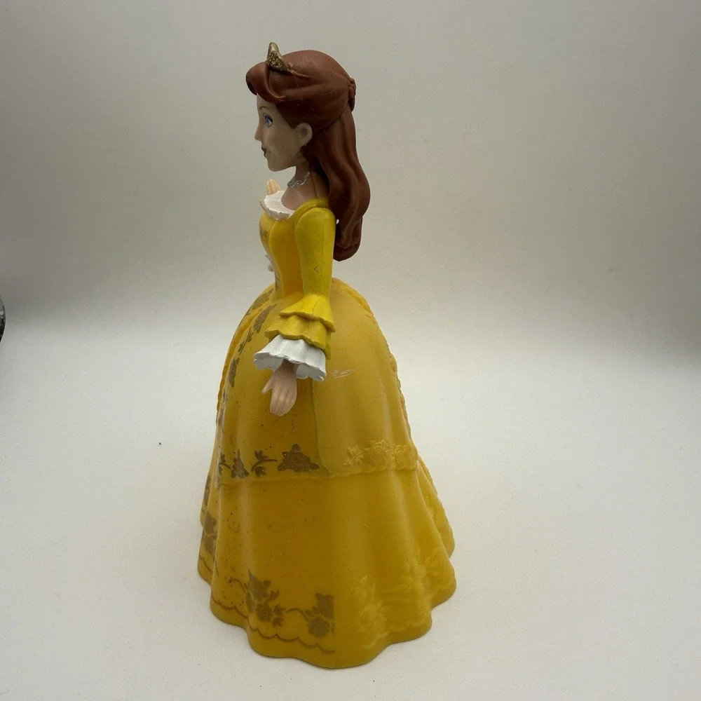 Disney Sofia the Queen First Royal Family Figurine Yellow Gown Glitter Accents